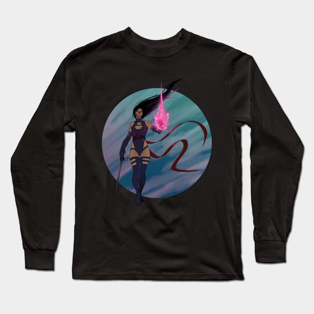 Age of Apocalypse | Psylocke Long Sleeve T-Shirt by tattts